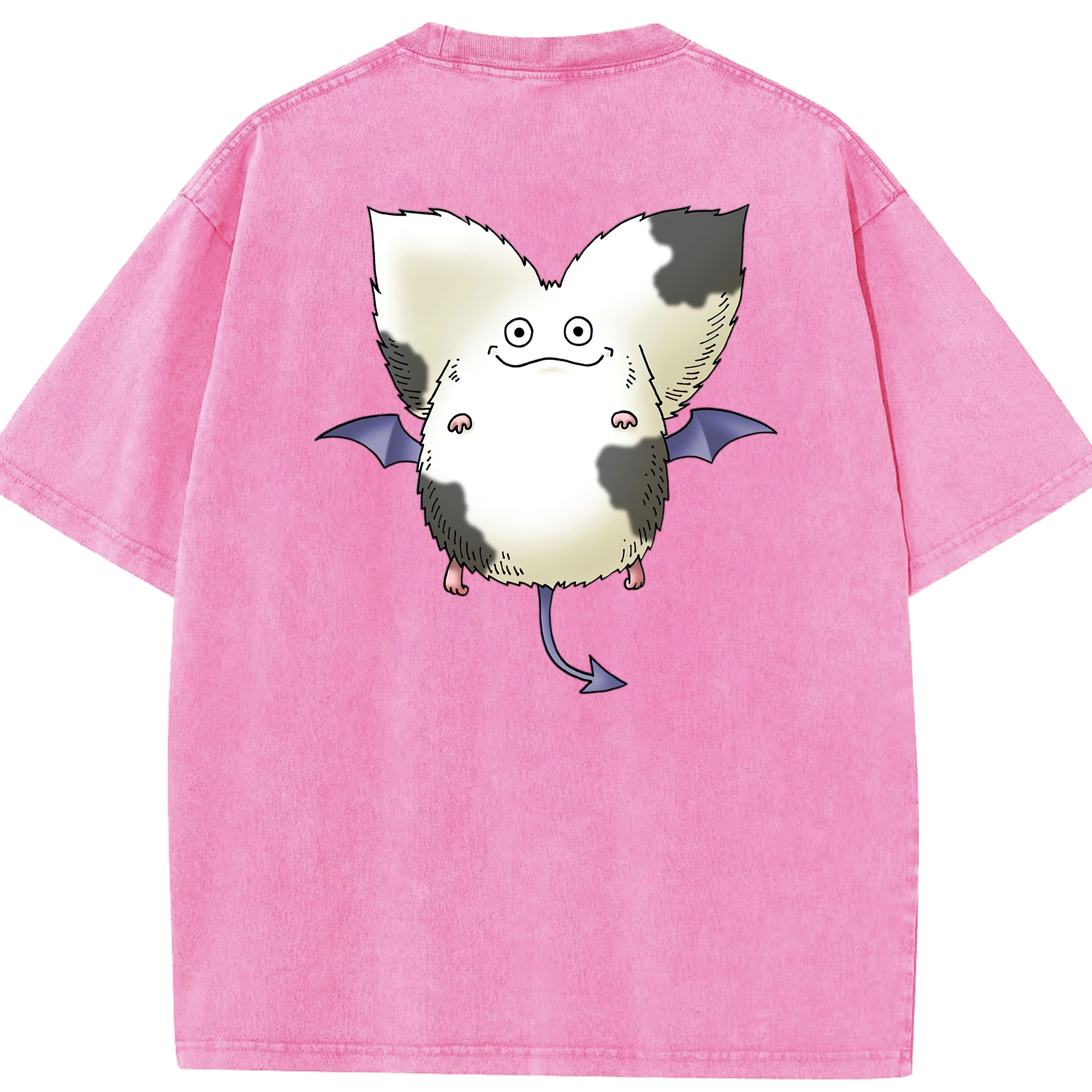 （画像用） ドラゴンクエスト Doragon Kuesuto Dragon Quest 綿100% ヴィンテージ風 半袖Tシャツ（背面プリント）